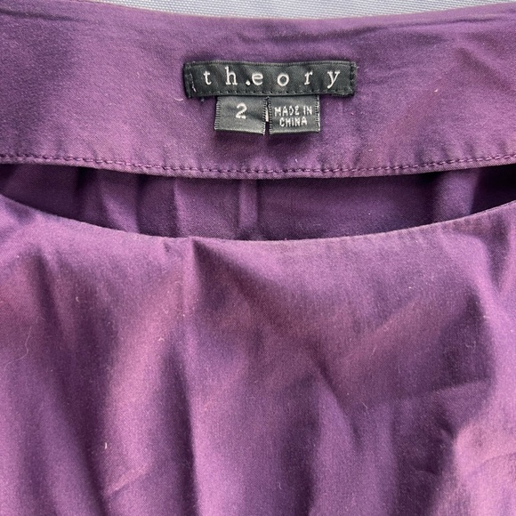Theory Shyann Impeccable Dress purple lightweight size 2 - Picture 4 of 5